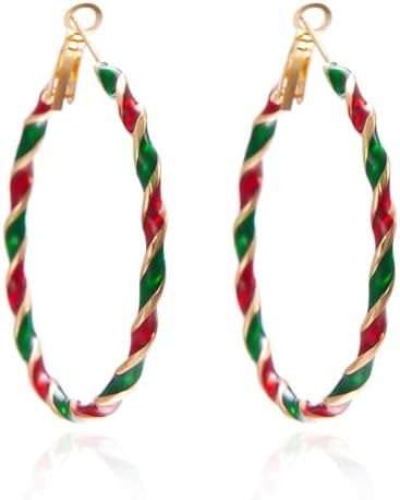 Christmas Hoop Earrings