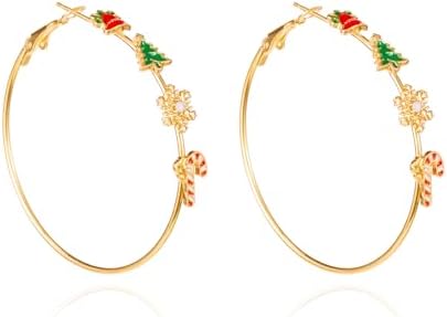 Gold Plated Big Huggie Hoop Earrings